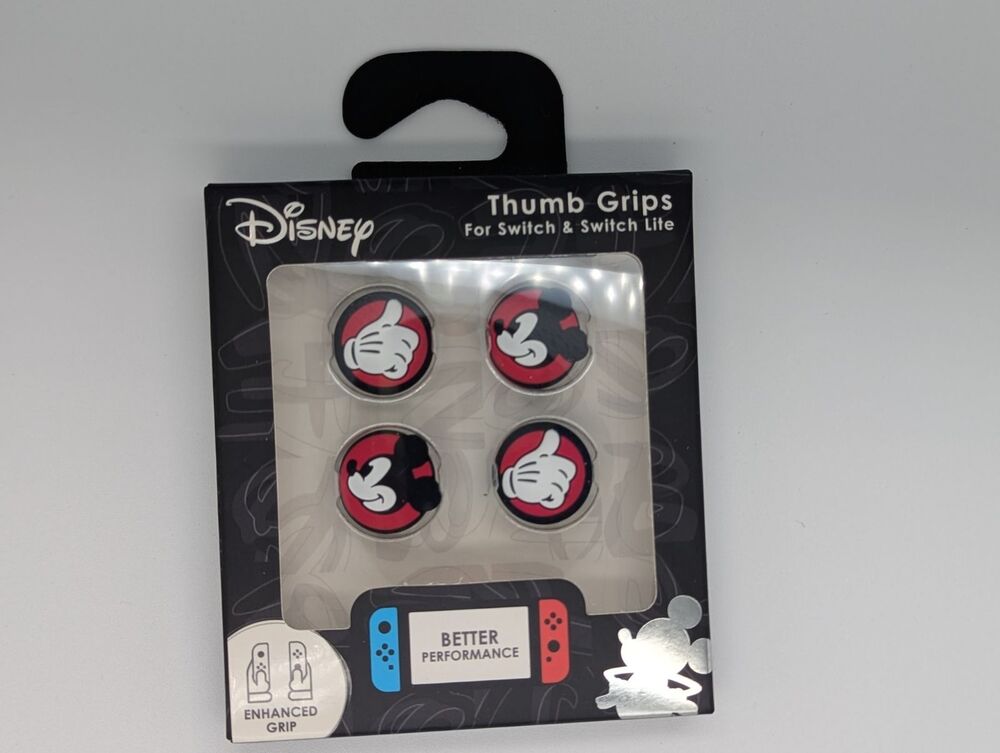 Disney Mickey Mouse Thumb Grips Set of 4, For Switch/Switch Lite
